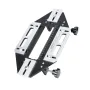 Dørhængsjig, aluminiumslegering træbearbejdningshulsåbner