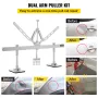 Dent Pull Lever Bar Kit Fit for Aluminum and Steel Dent Pulling with 6 Claw Hook 75cm Dent Remover Bar for Auto Body Dent Repair