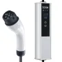 Portable EV Charger Type 2, 16A 3.68 kW/11 kW, Electric Vehicle Car Charger with 7.5 M Charging Cable CEE 16 Plug LCD, IEC 62196