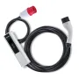 Portable EV Charger Type 2, 16A 3.68 kW/11 kW, Electric Vehicle Car Charger with 7.5 M Charging Cable CEE 16 Plug LCD, IEC 62196