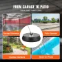 Universal 15" Pressure Washer Surface Cleaner, Pressure Washer Attachment 4000 Max PSI, 1/4" Quick-Connect Connector Concrete Cl