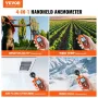Handheld Anemometer, 14℉-113℉, Digital Wind Speed Meter Gauge with LED Backlight Screen, Measures Wind Velocity Wind Temperature