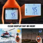 Handheld Anemometer, 14℉-113℉, Digital Wind Speed Meter Gauge with LED Backlight Screen, Measures Wind Velocity Wind Temperature