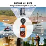 Handheld Anemometer, 14℉-113℉, Digital Wind Speed Meter Gauge with LED Backlight Screen, Measures Wind Velocity Wind Temperature