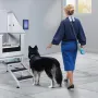 127 cm kæledyr hunde badestation m/ trapper, professionel