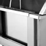 127 cm Pet Dog Bathing Station w/Stairs, Professional Stainless Steel Dog Grooming Tub w/ Soap Box, Faucet,Rich Accessory, Dog B