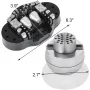 Ball Vise, 3" Engraving Setting Tool, 360° Rotation Engraving Block Vise, 30 PCS Attachment Jewelry Engraving Block Tools Standa