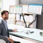 Dobbelt monitor Mount, understøtter 33-88,9 cm skærme, fuldt