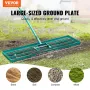 Lawn Leveling Rake, 91.4 x 25.4 cm Level Lawn Tool, Heavy-duty Lawn Leveler with 198.1 cm Steel Extended Handle, Yard Leveling R