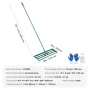 Græsplæne nivellering rake, 91,4 x 25,4 cm niveau græsplæne