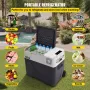 Car Refrigerator, 12 Volt Car Refrigerator Fridge, 50 L Single Zone Portable Freezer with Wheels and Handle, -4℉-68℉, 12/24V DC 
