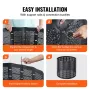 Compost Bin 832.8 L, Outdoor Expandable Composter, Easy to Setup & Large Capacity Composting Bin, Fast Creation of Fertile Soil