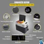 Car Refrigerator, 12 Volt Car Refrigerator Fridge, 50 L Single Zone Portable Freezer with Wheels and Handle, -4℉-68℉, 12/24V DC 