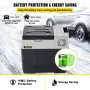 Car Refrigerator, 12 Volt Car Refrigerator Fridge, 50 L Single Zone Portable Freezer with Wheels and Handle, -4℉-68℉, 12/24V DC 