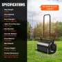 Græstromle, 13 gallon sand-/vandfyldt havetromle