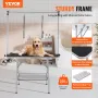Pet Grooming Table Two Arms with Clamp, 117 cm
