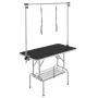 Pet Grooming Table Two Arms with Clamp, 117 cm