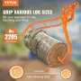Timber Claw Hook, 28 inch 4 Claw Log Grapple for Logging Tongs, Swivel Steel Log Lifting Tongs, Eagle Claws Design with 2205 lbs