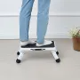 Trin afføring 1-trins 150 kg kapacitet, foldet stål trinstige 3