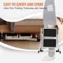 Step Ladder 2-Step 150kg Capacity, Ergonomic Folding Steel Step Stool with Wide Anti-Slip Pedal, Sturdy Step Stool for Adults To