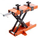 Motorcycle Lift Scissor Jack Stand 1100 Lb with Saddle ATV Lift Dirt Bike