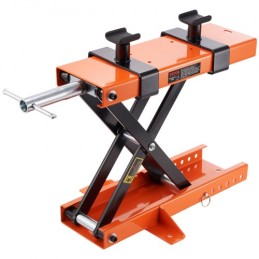 Motorcycle Lift Scissor Jack Stand 1100 Lb with Saddle ATV Lift Dirt Bike