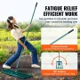 Lawn Leveling Rake, 121.9 x 25.4 cm Level Lawn Tool, Heavy-duty Lawn Leveler with 198.1 cm Steel Extended Handle, Yard Leveling 