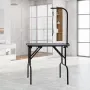 Pet Grooming Table Arm with Clamp, 808 x 460 mm Dog Grooming Station, Foldable Pets Grooming Stand for Medium and Small Dogs, Fr