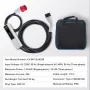 Portable EV Charger Type 2, 32A 7.36 kW/22 kW, Electric Vehicle Car Charger with 7.5 M Charging Cable CEE 32 Plug LCD, IEC 62196