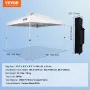 Pop Up Canopy Party Tent 304.8 x 304.8 cm with Portable Bag for Camping White