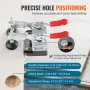 35 mm skjult dørhængselstik, aluminiumslegeringskabinet