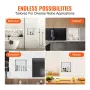 33.02 x 33.02 cm No Tile Shower Niche 304 Stainless Steel, Wall-Inserted Niche Recessed Double Shelves, Sealed Waterproof Rust-R