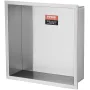 33,02 x 33,02 cm Ingen flisebrus niche 304 rustfrit stål