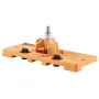 Concealed Hinge Jig, Cabinet Hinge Jig with C-Type Clamp and Accessories, PA66 Nylon and Steel Material, Accurate Hinge Drill Ji