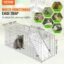 Live Animal Cage Trap, 31 "X 10" X 12 "Humane Cat Trap