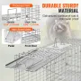 Live Animal Cage Trap, 31 "X 10" X 12 "Humane Cat Trap