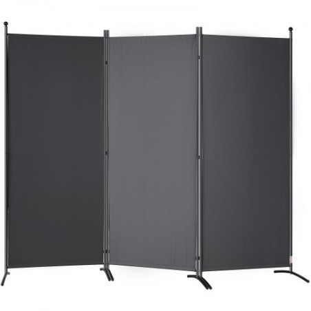 Roomdelere, 6,1 ft Rumdelere og foldning af privatlivskærme (3-panel), Stofpartitionsrumdelere til kontor, soveværelse,