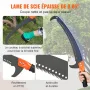Manual Pole Saw, 2.2-8.2 m Extendable Tree Pruner, Sharp Steel Blade and Scissors High Branches Trimming, Branch Trimmer with Li