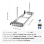 Chainsaw Mill, Portable Sawmill 36 cm-122 cm Guide Bar, Galvanized Steel Chainsaw Planking Mill with 0.5 cm-30 cm Cutting Thickn