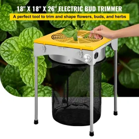 ble Hydroponic 3 Speed Electric Leaf Bud Trimmer Trim Reaper W/ 6 Extra Blades