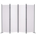 Roomdelere, 5,6 ft Rumdelere og foldning af privatlivskærme (4-panel), Stofpartitionsrumdelere til kontor, soveværelse,