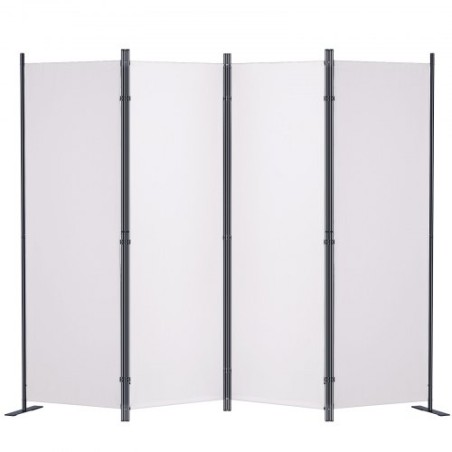 Room Divider, 5.6 ft Room Dividers and Folding Privacy Screens (4-panel), Fabric Partition Room Dividers for Office, Bedroom,