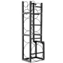 Refrigerant Tank Rack with 1x50lb, 2x30lb and 3 Small Bottles Cylinder Tank Rack, 48.5x15x11 inch Refrigerant Cylinder Rack Gas 