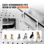 62" Pet Dog Bathing Station w/Ramp, Professional Stainless Steel Dog Grooming Tub w/ Soap Box, Faucet,Rich Accessory,Bathtub for