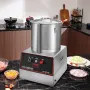 Food Processor & Vegetable Chopper, 16 Quart, 1400W Food-Grade Stainless Steel Food Processor Chopper with 2 Extra S-Curve Blade