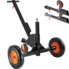 Justerbar trailer Dolly, 1500 kg tunge vægtkapacitet, 2 i 1 trailer mover med 23,6 ''-35,4 '' Justerbar højde & 2 '' Ball,