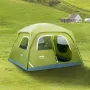Camping Tent, 3.05 x 2.74 x 1.98 m Fit for 6 Person, Waterproof Lightweight Backpacking Tent, Easy Setup, with Door and Window, 