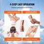 Laser Hair Removal, IPL Permanent Hair Removal with Sapphire Ice Cooling System, 3-in-1 Painless At-Home Hair Removal Device for