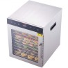 10 bakker mad dehydrator maskine rustfrit stål 800w rykkende frugttørring