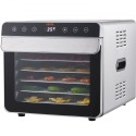 6 Trays Food Dehydrator Machine Stainless Steel 700W Jerky Fruit Drying